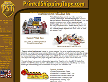 Tablet Screenshot of printedshippingtape.com